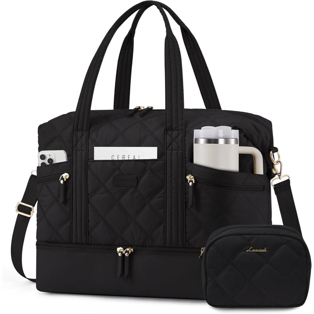 Versatile 40l Travel Duffle With Tsa Approval - Perfect For Women On The Go